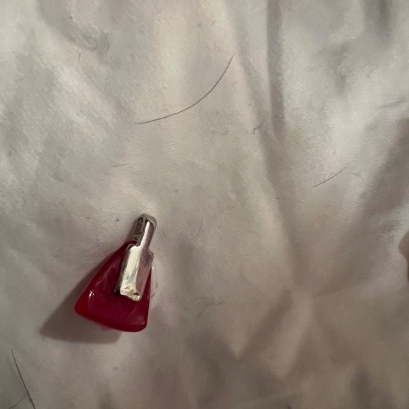 Small Red Stone Necklace - Picture 2 of 2